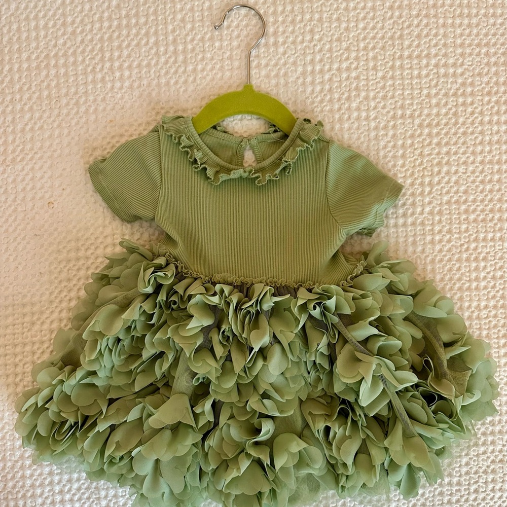 H&M Ruffle Trimmed Jersey Dress